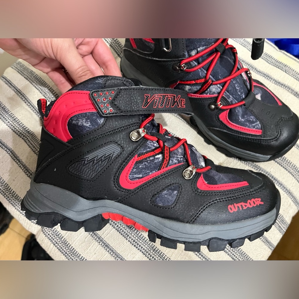 Big kids Snow Boots Winter Waterproof Antiskid Boots